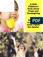 Kecil Buku Untuk Anak-Anak: Pujian Dan Syukur - A Little Children's Book About Praise and Thanksgiving