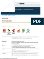 Can I Come In?: Compass: Manual For Human Rights Education With Young People