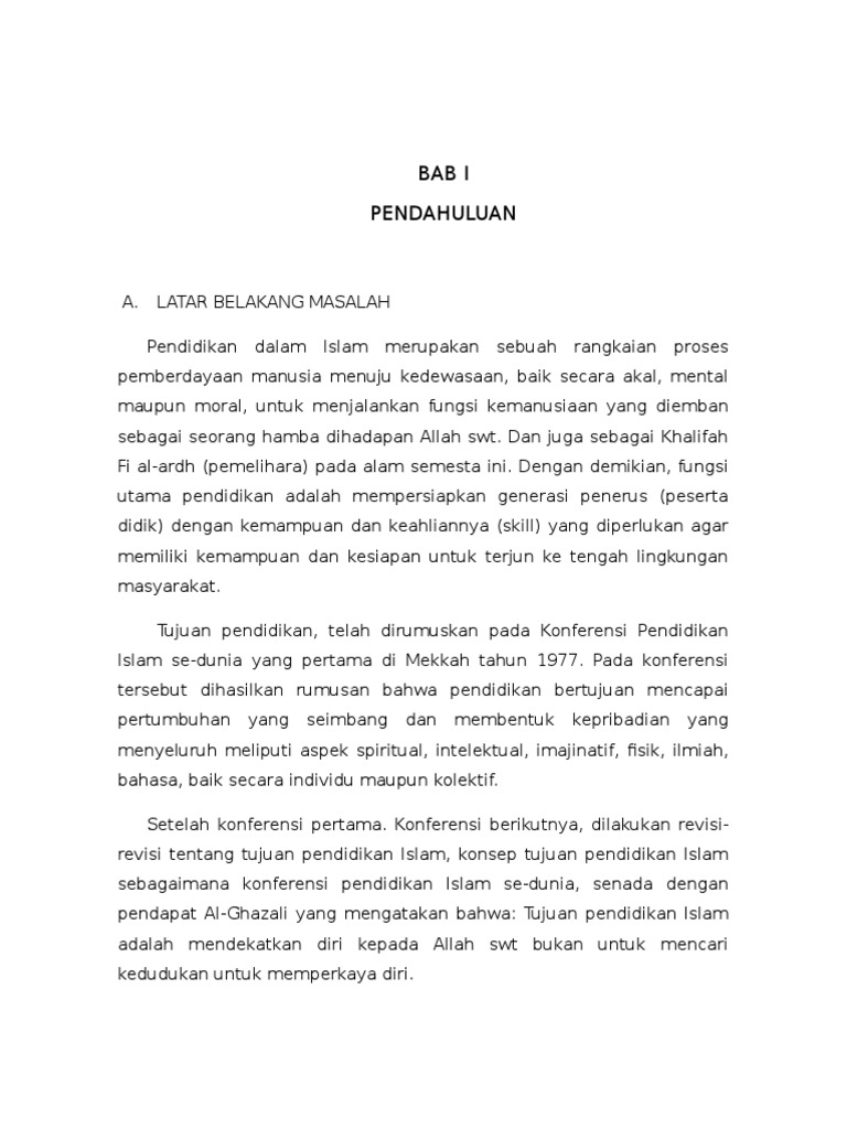 Makalah Fungsi Dan Tujuan Pendidikan