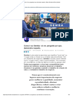 Como Ir Ao Gemba - Vá Ver, Pergunte Por Que, Demonstre Respeito PDF