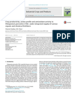 Crop Productivity Aroma Profile and Antioxidant Activity in Pelargonium Graveolens L-H-R Under in