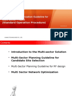 Planning and Optimization Guideline For Multi Sector Project (Standard Operation Procedure)