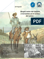 Afiche Borges Autor Del Quijote(1)