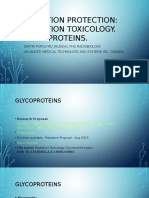 Radiation Protection: Radiation Toxicology. Glycoproteins