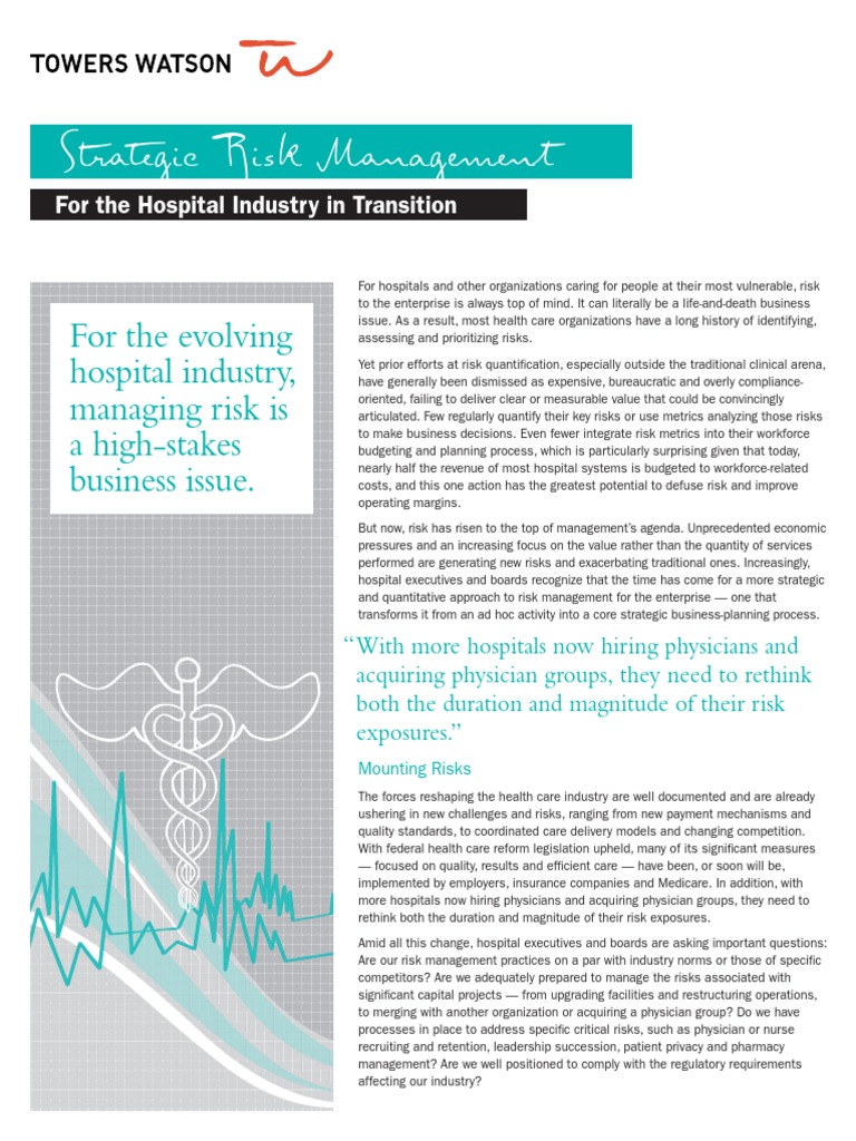 Hospital Strategic Risk Management PDF | PDF | Risk | Risk Management