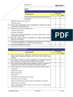 4.2 Environmental Policy: EMS Implementation Checklist