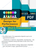 Organizational Design For Performance Excellence: Goutham Matta