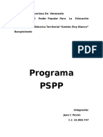  Programa PSPP