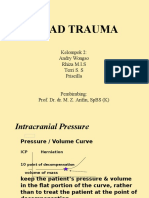 Head Trauma: Kelompok 2: Andry Wongso Rhiza M.I.S Terri S. S Priscilla