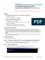 0.0.0.2 Lab - Installing The IPv6 Protocol With Windows XP - ILM PDF