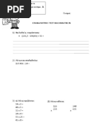 Επαναληπτικό Μαθηματικών Ιουνίου