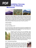 Download Jalur Pendakian Gunung Sindorovia Kledung by patsamasta SN32971176 doc pdf