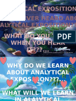 Analytical Exposition: What Do You Think When You Hear IT???..