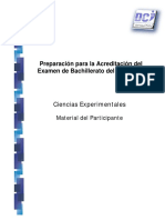 Preparación para la Acreditación del Examen de Bachillerato del CENEVAL en Ciencias Experimentales