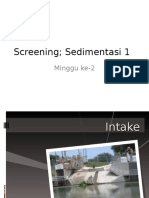 Intake, Bar Screen Dan Sedimentasi 1