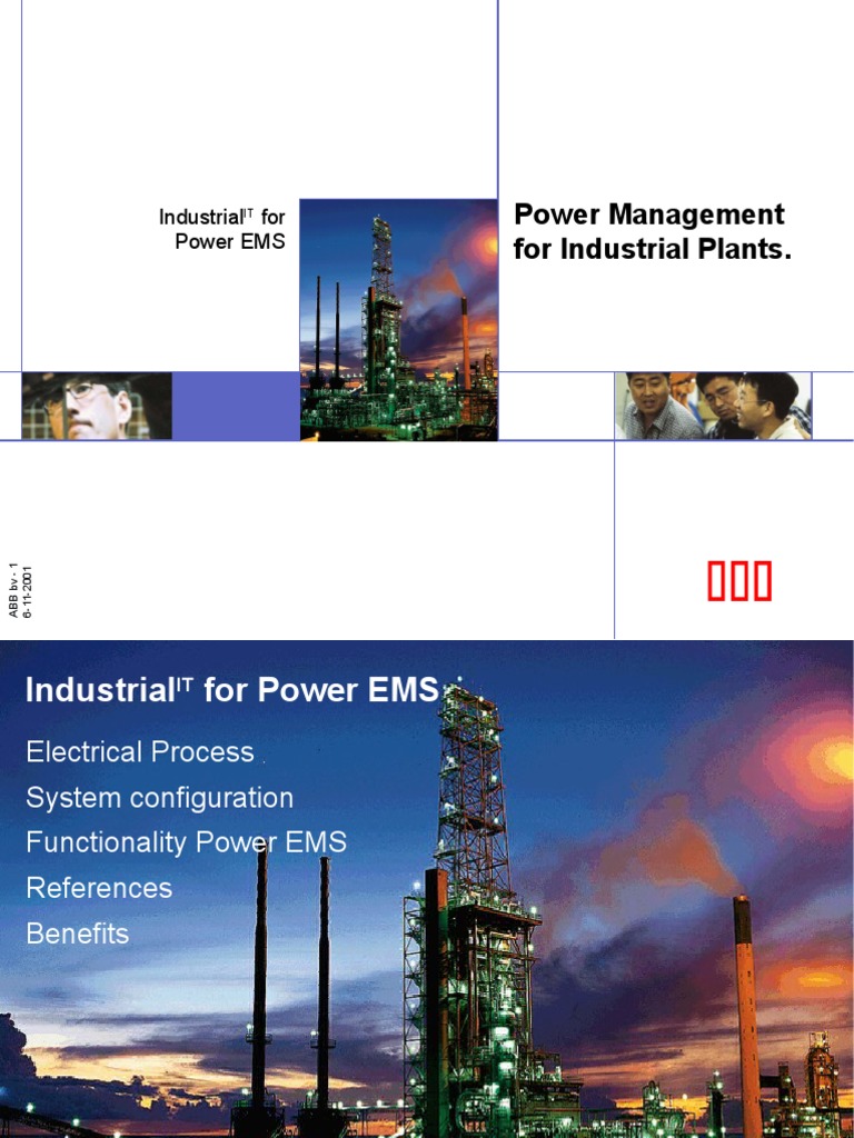 Power Management For Industrial Plants | PDF | Scada | Electrical Grid