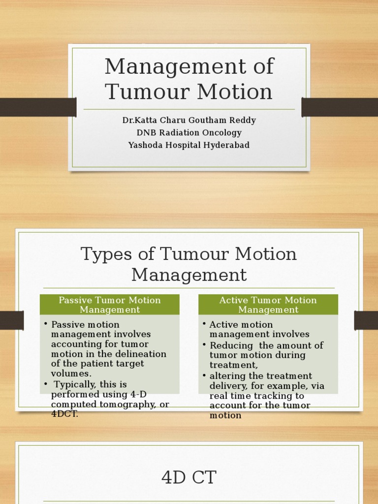 4DCT in Tumor Motion Management | PDF | Ct Scan | Radiation Therapy
