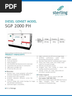 SGP 2000 PH: Diesel Genset Model