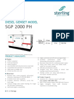 SGP 2000 PH: Diesel Genset Model