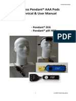 Wireless Pendant® AAA Pods Technical & User Manual: Pendant® EEG Pendant® pIR HEG