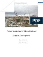 Project Management: A Case Study On Hospital Development