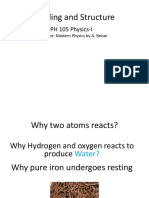 Bonding and Structure: PH 105 Physics-I