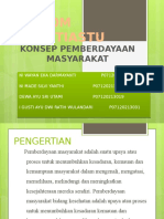 KONSEP PEMBERDAYAAN MASYARAKAT