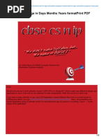 Cbsecsnip - In-Code For Finding Age in Days Months Years FormatPrint PDF