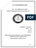 Sem. IX.transnational Crime and Law(Hons-II).Sanat Kurre.project126