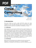 Cloud Computing: Mendel University in Brno