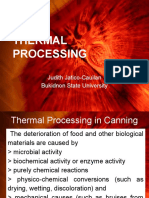 Thermal Processing: Judith Jatico-Cauilan Bukidnon State University