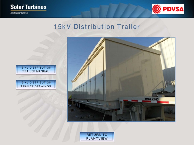 15 KV Distribution Trailer Manual | PDF | Computers