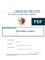 Historia Clinica - Geriatria