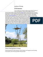 Contoh Model Pionering Menara Pandang untuk Pramuka