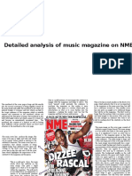 Detailed Analysis of Music Magazine On NME