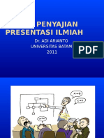 Teknik Penyajian Presentasi Ilmiah