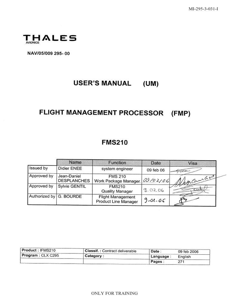 Mi-295!3!031-I FMP Fms210 Users Manual | Download Free PDF | Aviation ...