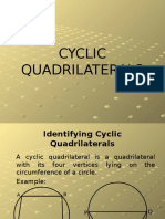Cyclic Quadrilaterals