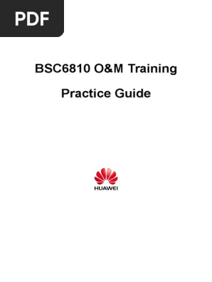 Huawei RNC Practice Guide 6810