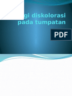 Etiologi Diskolorasi Pada Tumpatan