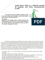 Human Epidermal Growth Factor (EGF) Is A 6045-Da Protein With 53 Amino Acid Residues and Three Intramolecular Disulfide Bonds (MR: 6,100)