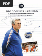 Handball Training Session Plan | PDF | Sports & Recreation