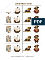 Pirate Pattern Cards: ©2teachingmommies2011. All Rights Reserved