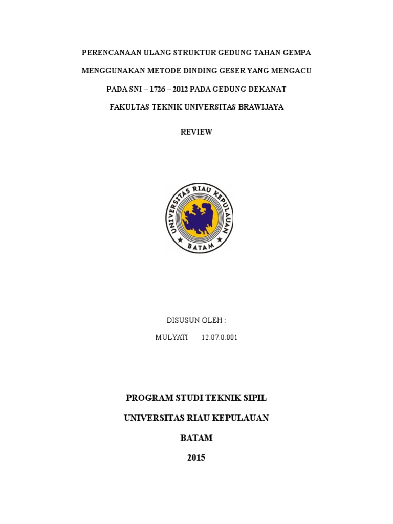 REVIEW Jurnal Teknik Sipil