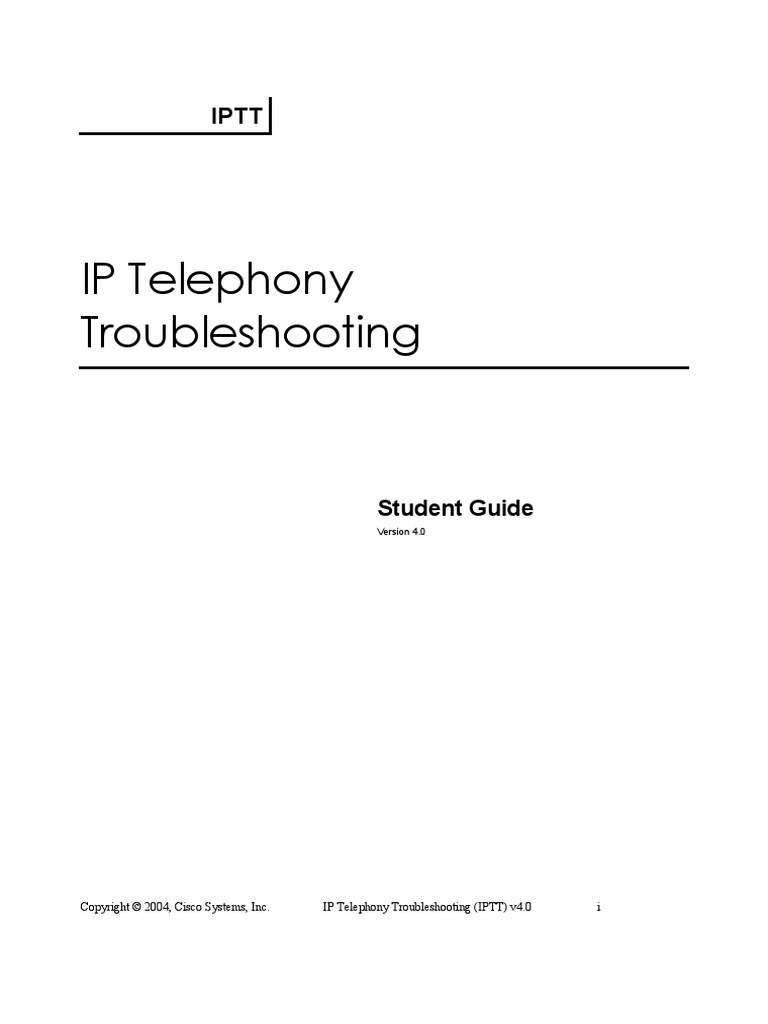 642-425 Iptt 4.0 PDF | PDF | Cisco Certifications | Quality Of Service
