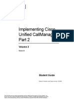 Implementing Cisco Unified CallManager Part 2 (CIPT2) v5.0 Volume 2