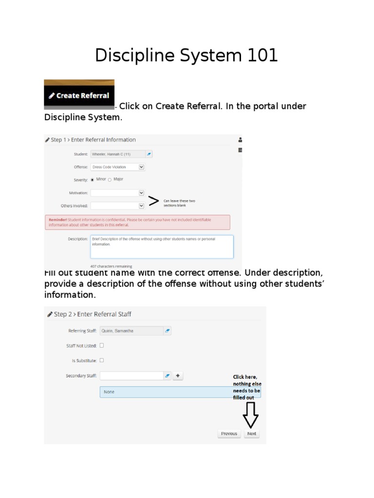 Discipline System 101 | PDF