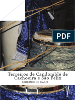 Livro Terreiros Candomblé Cachoeira São Félix