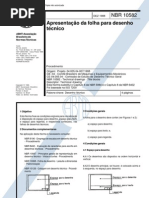 NBR 10582 - Apresentacao Da Folha Para Desenho Tecnico