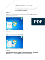 Como Comprimir Archivos Con Windows 7